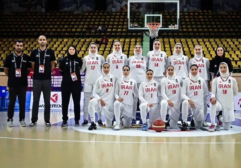 پیروزی شیرین زنان ایران در بسکتبال کاپ آسیا