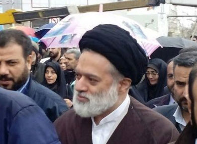 تصویری از فرزند ارشد رهبر انقلاب در مراسم ۲۲ بهمن