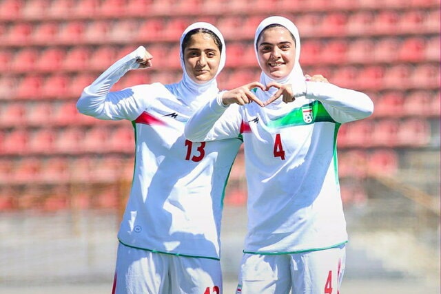 پیروزی دختران فوتبال ایران برابر قرقیزستان
