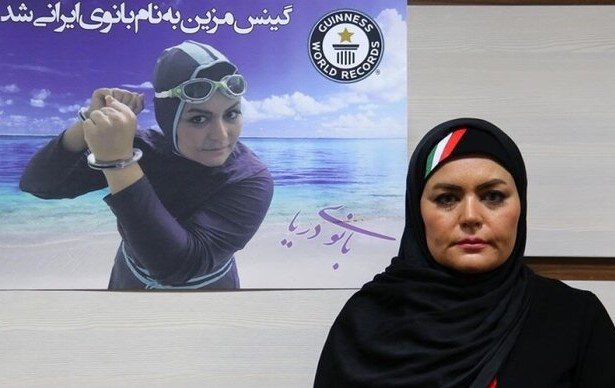 شناگر زن ایرانی رکورد گینس را جابجا کرد