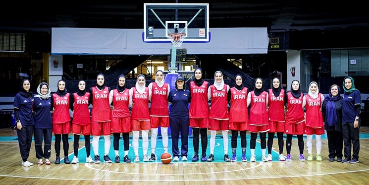 حضور بانوان بسکتبالیست ایران در جام ویلیام جونز