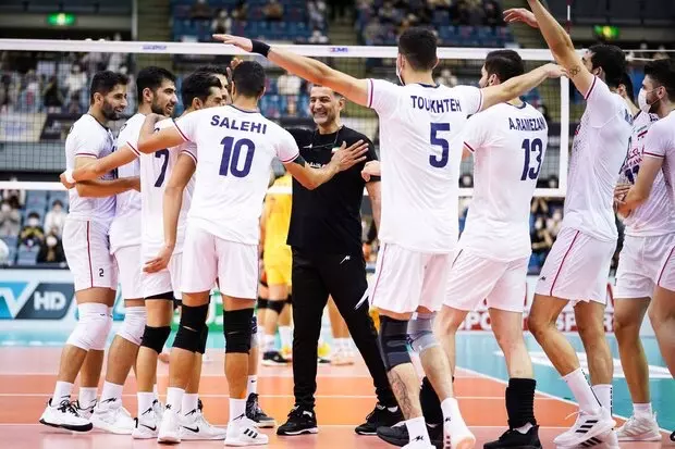 تیم ملی والیبال ایران صعود کرد