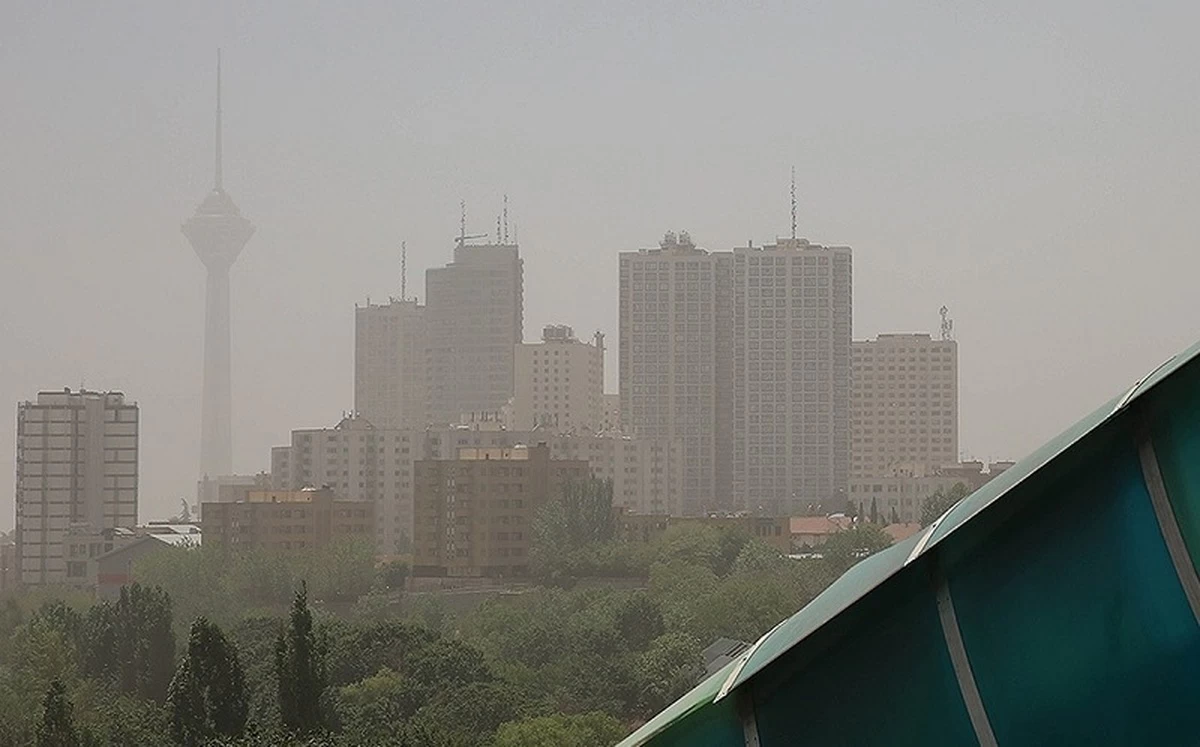 شاخص آلودگی هوای تهران امروز سه شنبه 24 بهمن همچنان در وضعیت نامناسب