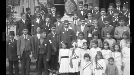 فیلمی جالب از بازدید احمد شاه قاجار از سفارتحانه ایران در استانبول